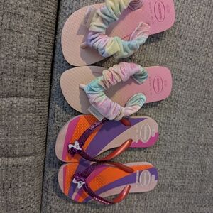 Havaianas Kids Pastel and Vibrant Flip Flops